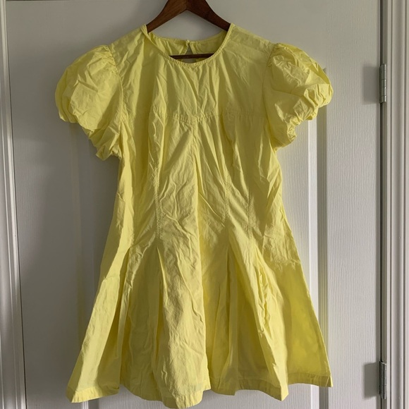 Maeve butter Yellow Puff Sleeve Dress - Picture 3 of 9